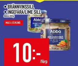 Matdax Abba Brännvinssill • Ingefära/lime sill erbjuda
