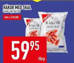 Matdax Ullmo Räkor med skal erbjuda
