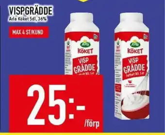 Matdax Arla Köket Vispgrädde erbjuda