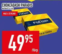 Matdax Marabou Chokladask paradis erbjuda