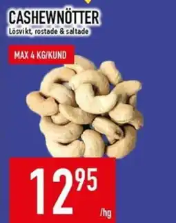 Matdax Cashewnötter erbjuda