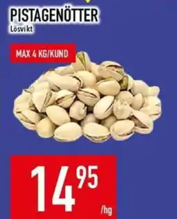 Matdax Pistagenötter erbjuda