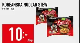 Matdax Buldak Koreanska nudlar stew erbjuda