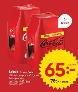 DollarStore Läsk Coca-Cola erbjuda