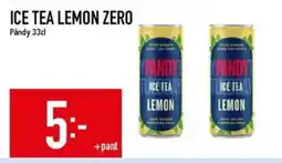 Matdax Pändy Ice tea lemon zero erbjuda