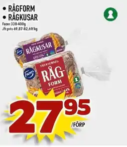 Matdax Fazer Rågform • Rågkusar erbjuda