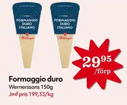 MatArket Wernerssons Formaggio duro erbjuda