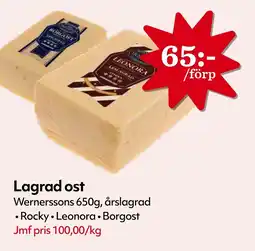MatArket Wernerssons Lagrad ost erbjuda