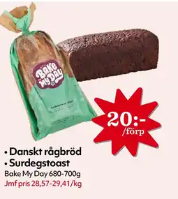 MatArket Danskt rågbröd • Surdegstoast erbjuda