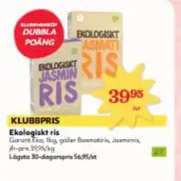 Hemköp Ekologiskt ris erbjuda