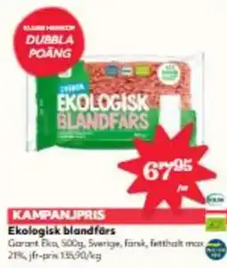 Hemköp Ekologisk blandfärs erbjuda