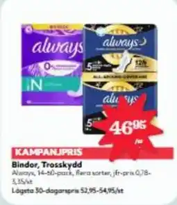 Hemköp Bindor, Trosskydd erbjuda