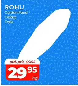 Matrix Butikerna Rohu garden food ca.fryst erbjuda