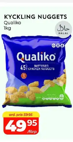 Matrix Butikerna Kyckling nuggets qualiko erbjuda