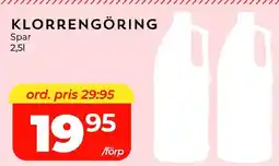 Matrix Butikerna Klorrengöring spar erbjuda