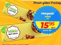 Matrix Butikerna Margarin Milda erbjuda