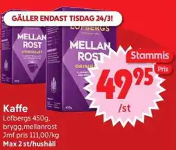 Nya Pulsen Kaffe erbjuda