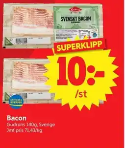 Nya Pulsen Bacon erbjuda