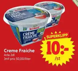 Nya Pulsen Creme Fraiche erbjuda