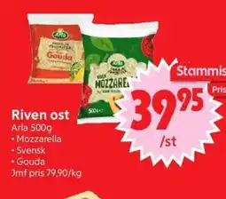 Nya Pulsen Riven ost Arla erbjuda