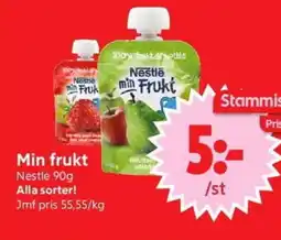 Nya Pulsen Min frukt erbjuda