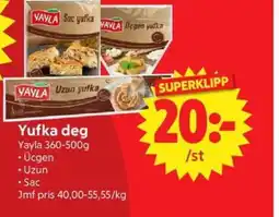 Nya Pulsen Yufka deg erbjuda
