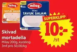 Nya Pulsen Skivad mortadella erbjuda