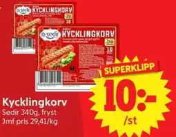 Nya Pulsen Kycklingkorv erbjuda