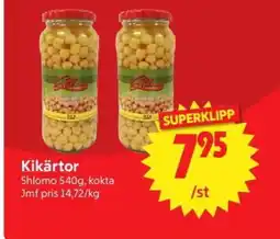 Nya Pulsen Kikärtor erbjuda