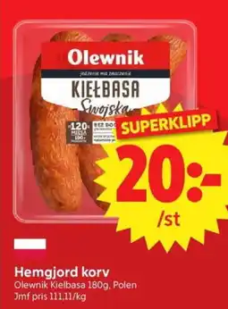 Nya Pulsen Hemgjord korv erbjuda