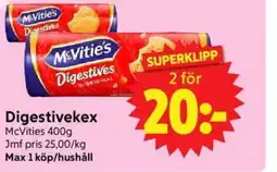 Nya Pulsen Digestivekex erbjuda