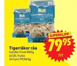 Nya Pulsen Tigerräkor råa erbjuda