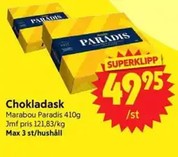 Nya Pulsen Chokladask erbjuda