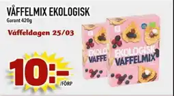 Din Mat Våffelmix ekologisk erbjuda
