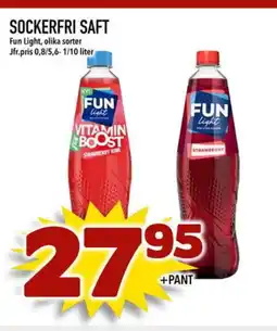 Din Mat Sockerfri saft erbjuda