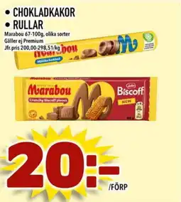 Din Mat Chokladkakor • rullar erbjuda