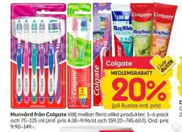 Rusta Munvård från Colgate erbjuda