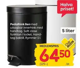 Rusta Pedalhink Ben erbjuda