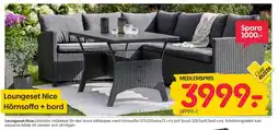 Rusta Loungeset Nice erbjuda