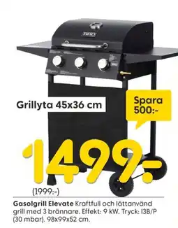 Rusta Gasolgrill Elevate erbjuda