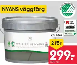 Rusta NYANS väggfärg erbjuda