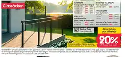 Rusta Glasräcken och tillbehör erbjuda