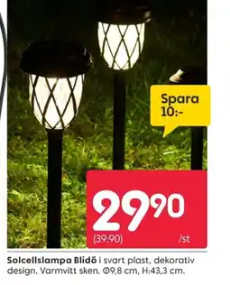 Rusta Solcellslampa Blidö erbjuda