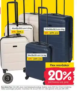 Rusta Resväska Flex erbjuda