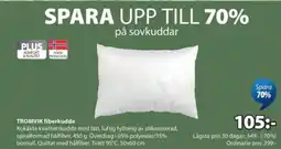JYSK TROMVIK fiberkudde erbjuda