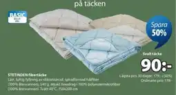 JYSK STETINDEN fibertäcke erbjuda