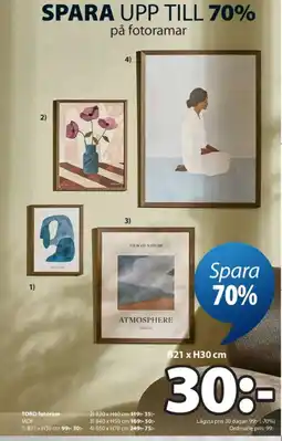 JYSK TORD fotoram erbjuda