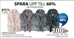 JYSK LERUM morgonrock erbjuda