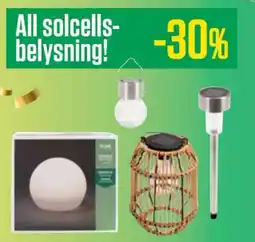 ÖoB All solcells- belysning! erbjuda