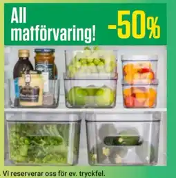 ÖoB All matförvaring! erbjuda